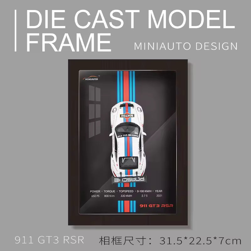 FLIXONIX Alloy Metal Diecast Sports Car Model Frame