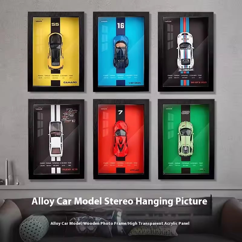 FLIXONIX Alloy Metal Diecast Sports Car Model Frame