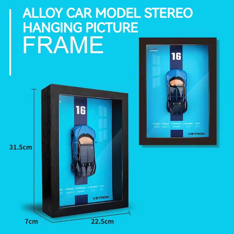 FLIXONIX Alloy Metal Diecast Sports Car Model Frame